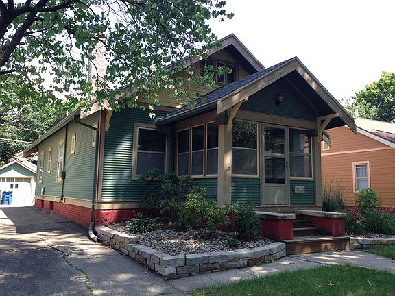 Exterior front porch