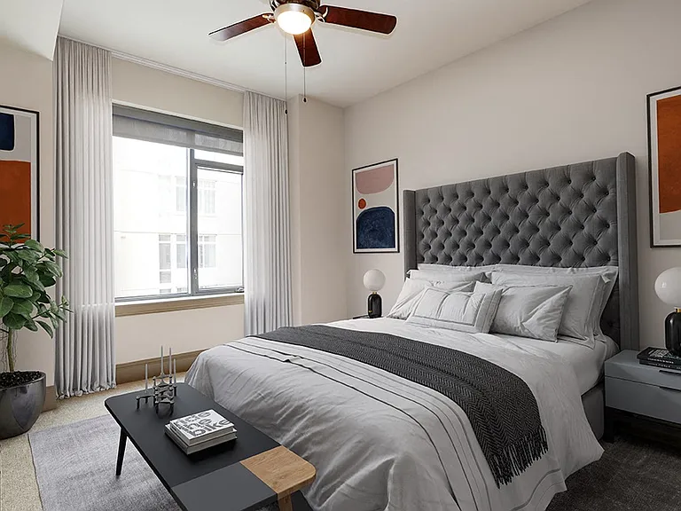 Large Bedroom with Ceiling Fan