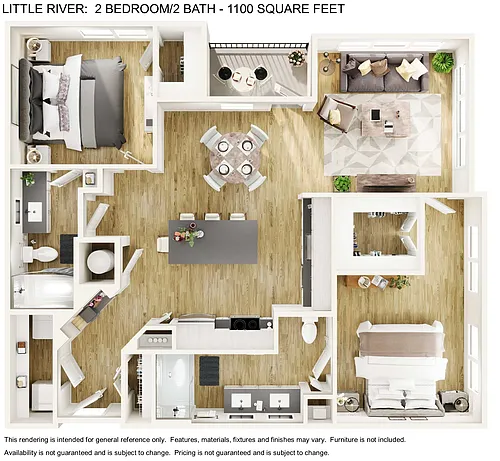 Floor plan B2 - Little River