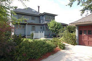 Rear of house with Garage