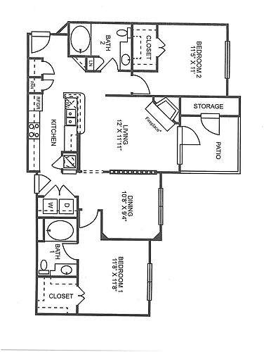 Floor plan B1-1G