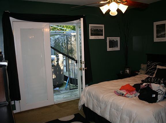 Master Bedroom w/french doors to deck