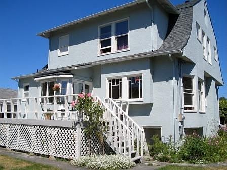 Rear of house