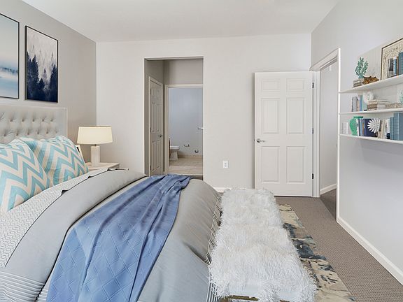 Spacious Bedrooms with large closets