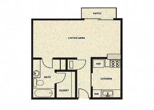 Floor plan Studio