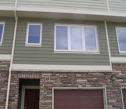 Outside, tandem garage