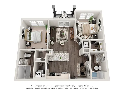 Floor plan The Sampson