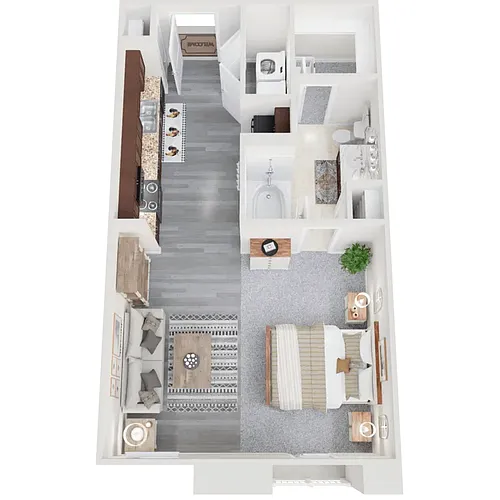 Floor plan E1 Studio
