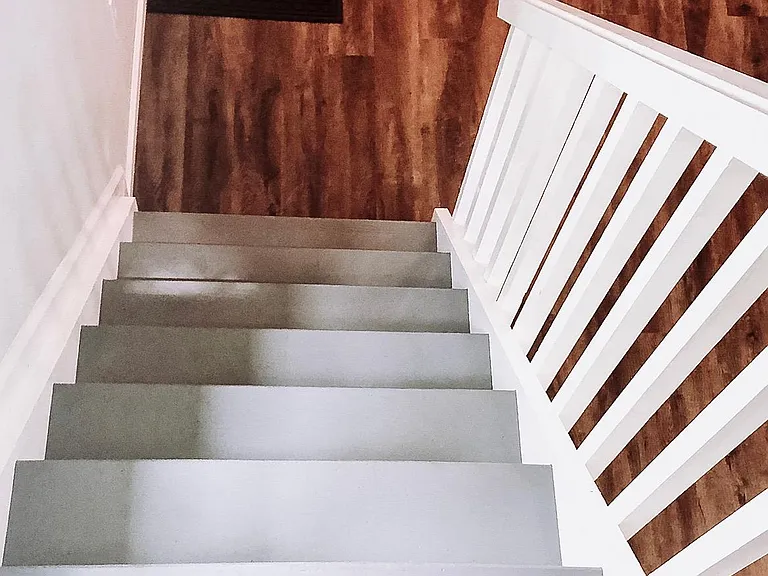 (Unit #3|2-Bed/1.5-Bath|First & Second Floor): Stairway Looking Down to First Floor