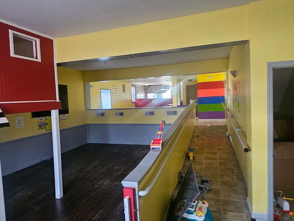 Second angle showing layout and flow of the main space.