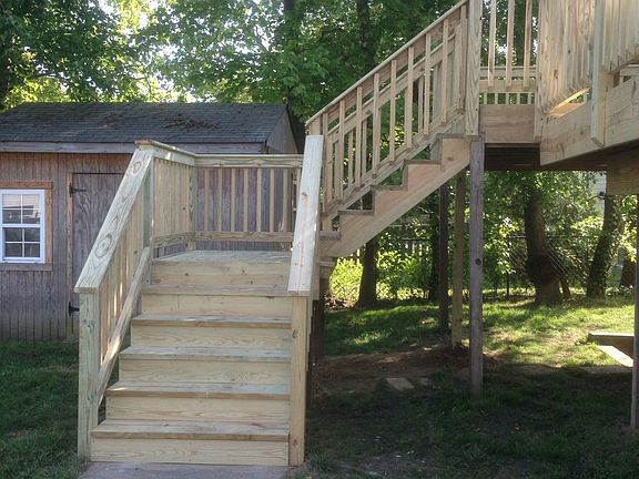 New stairs for deck