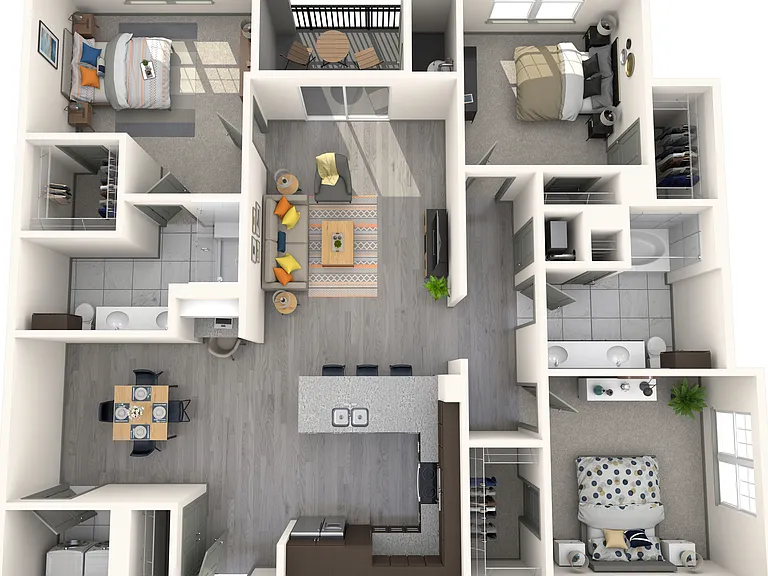 3 bedroom floorplan 3 bedroom floorplan