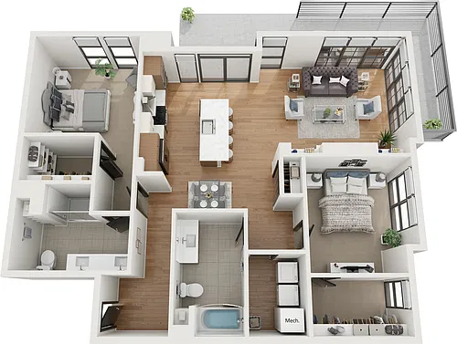 Floor plan B8