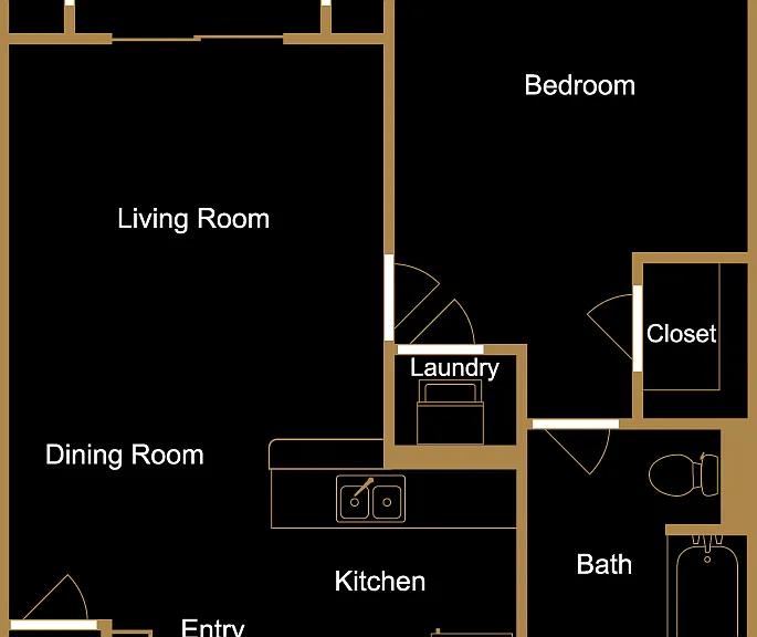 Plan AB Floorplan Diagram
