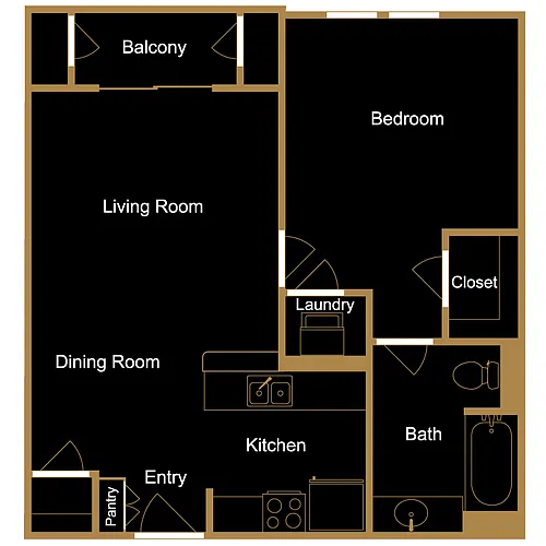 Floor plan Plan AB