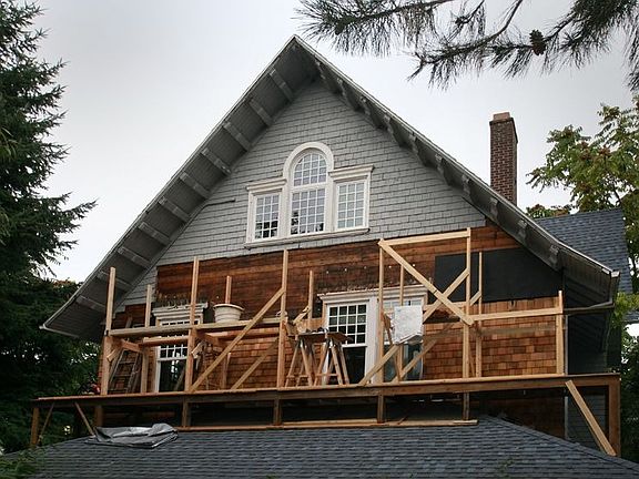 During re-shingling