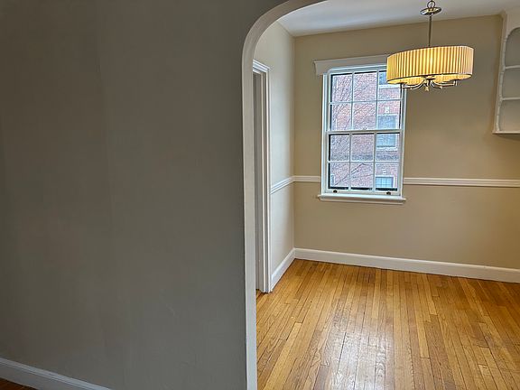 First view of dining room with space for office