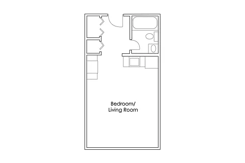 Floor plan Studio