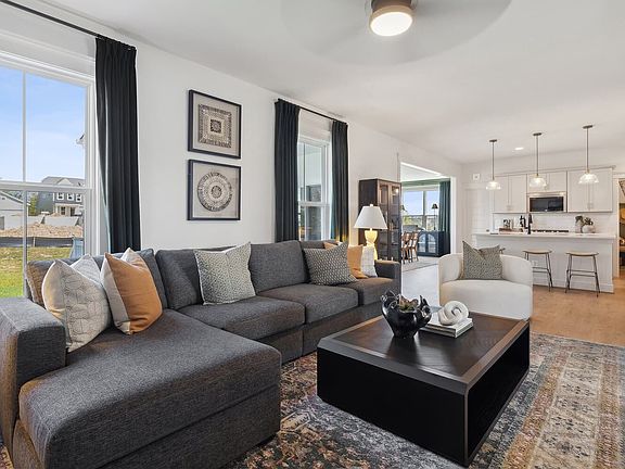 The main level of the Sheridan model at Snowden Bridge by Brookfield Residential.