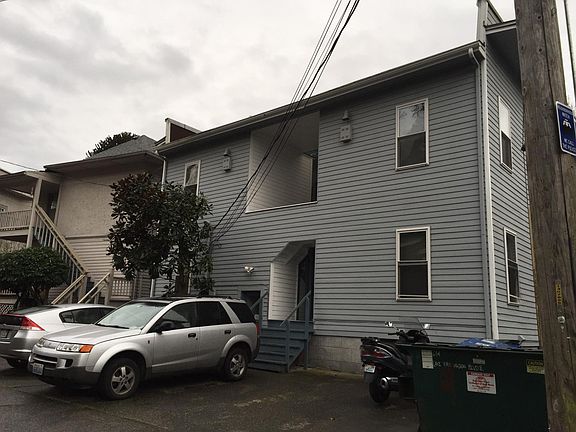 Alley side of building - with resident parking.