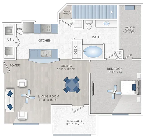 Floor plan DURANGO (A6)