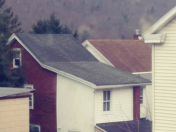 Back of house and view.