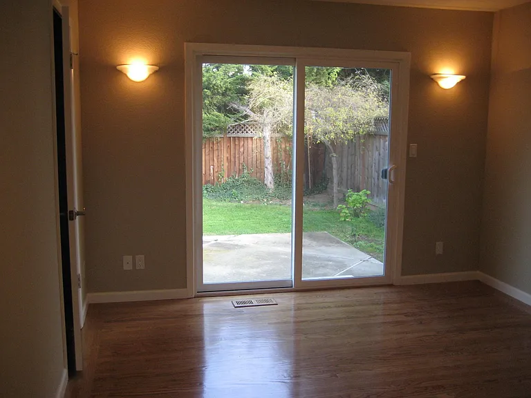 Master Bedroom with Slider to Back Yard