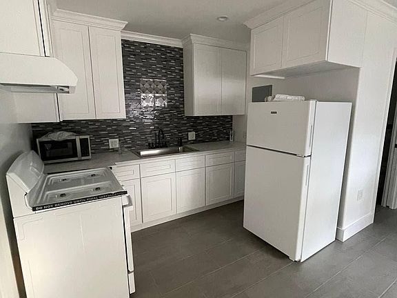 View of the kitchen area