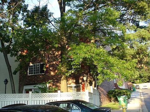 Back side of the townhouse condo