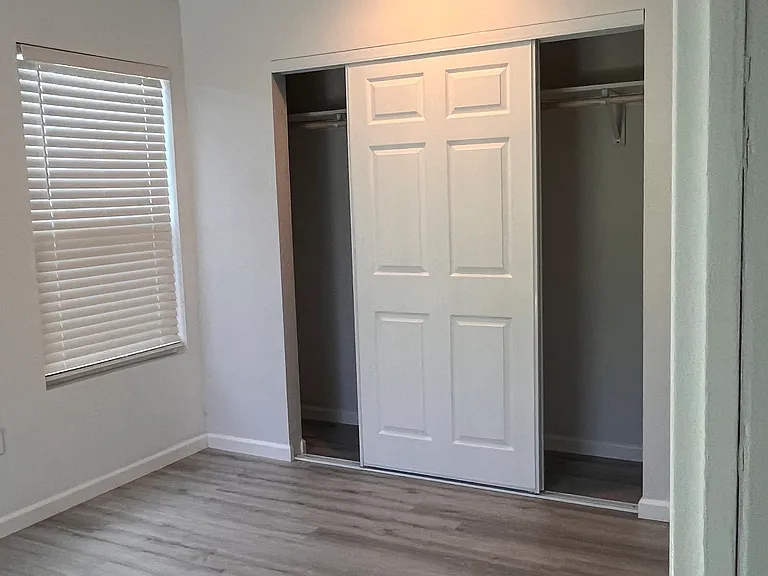 Second bedroom with large closet area