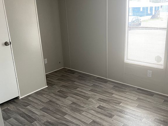 Bedroom #1 with closet, LED lighting and mini blinds