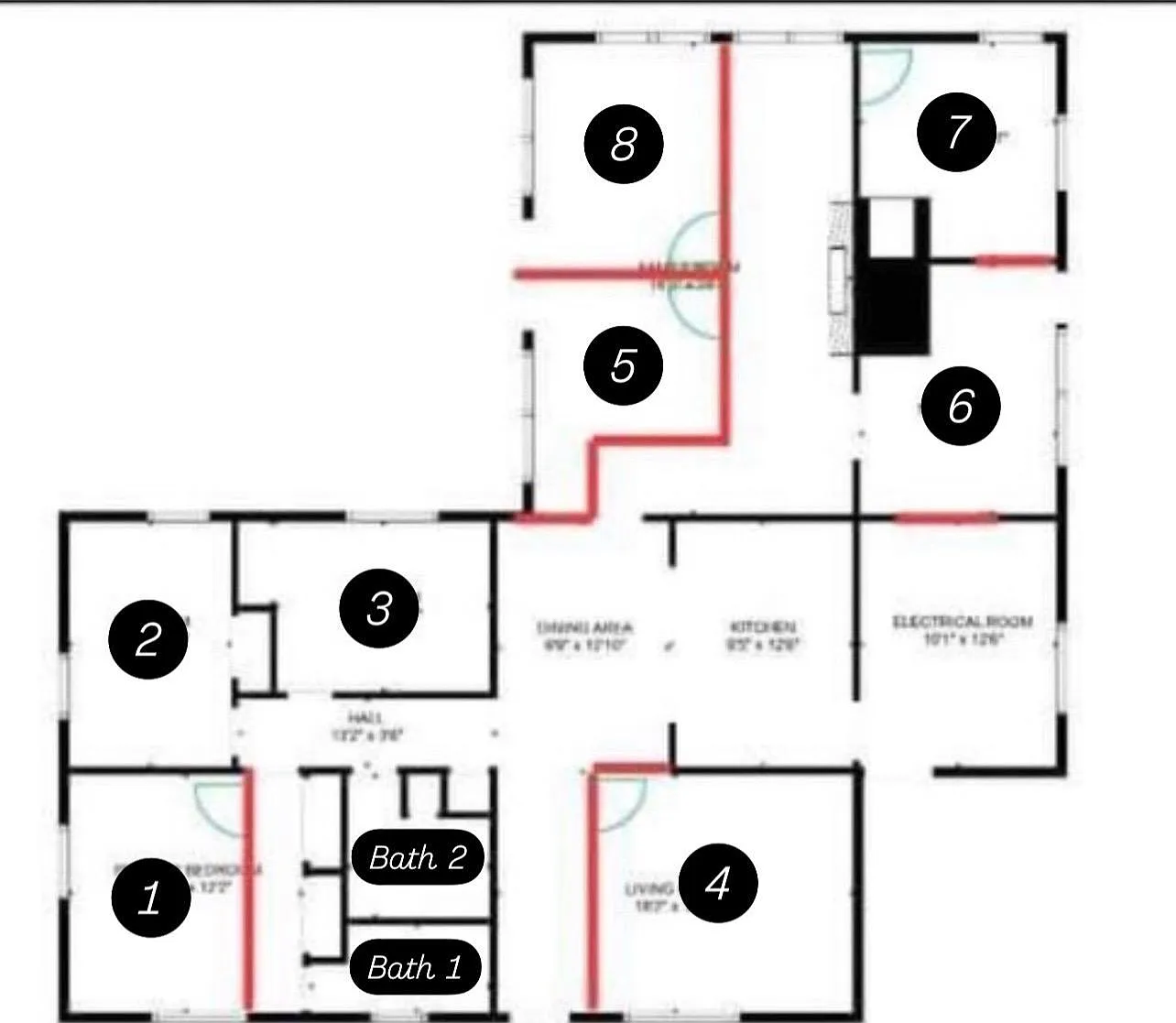 4 bed, 2.0 bath, 1896 sqft, $650 — Photo 3