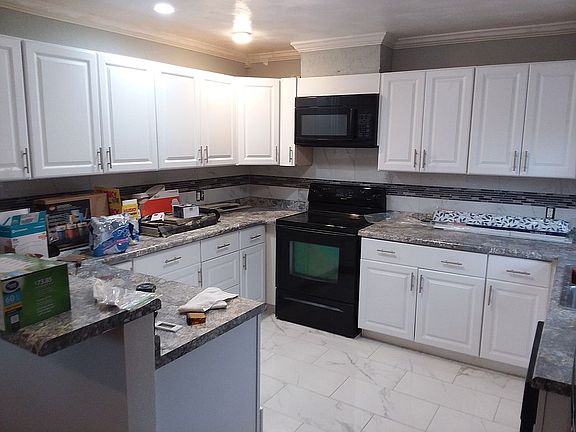 Kitchen during remodel