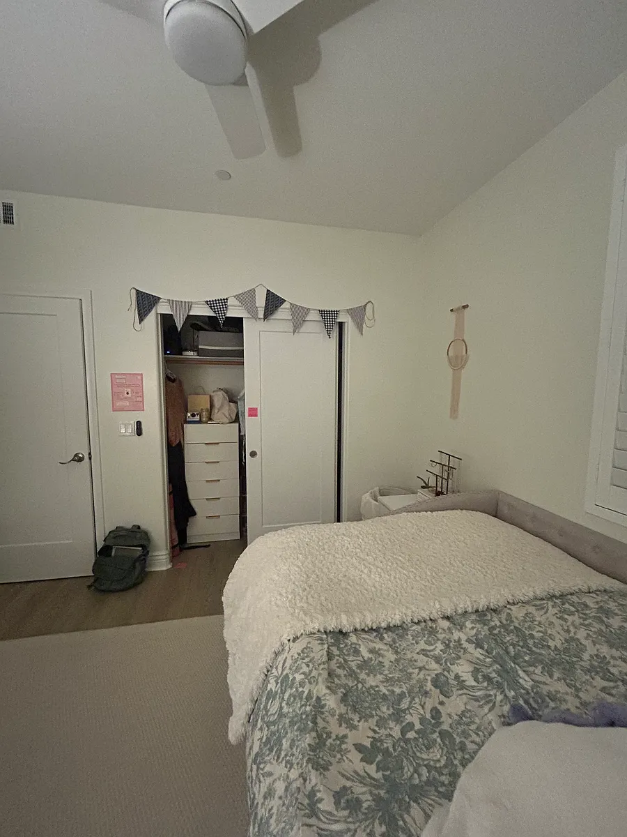 Different angle of bedroom for rent - 915 Madonna Rd