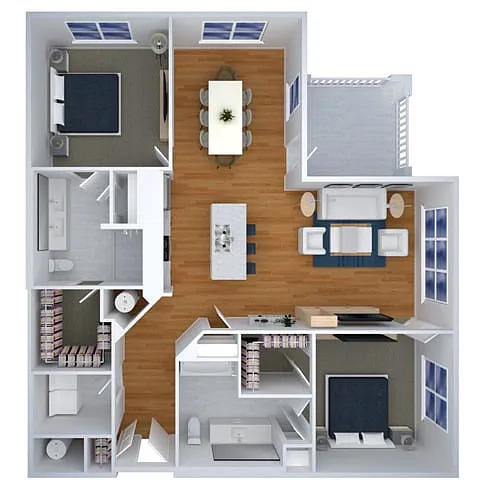 Floor plan B3-E