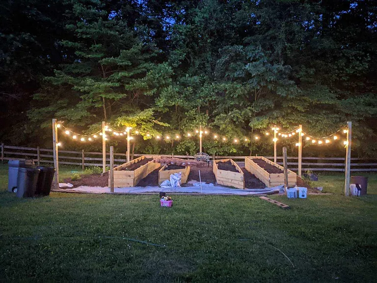 Raised garden beds available if you like gardening