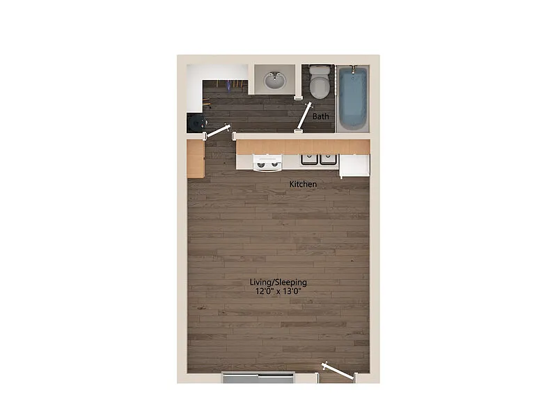 Floor plan Studio