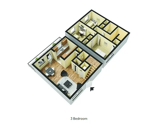 Floor plan 3 Bedroom
