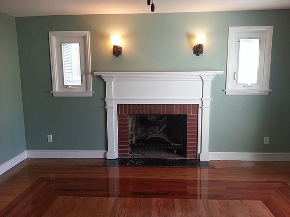 fireplace in living room