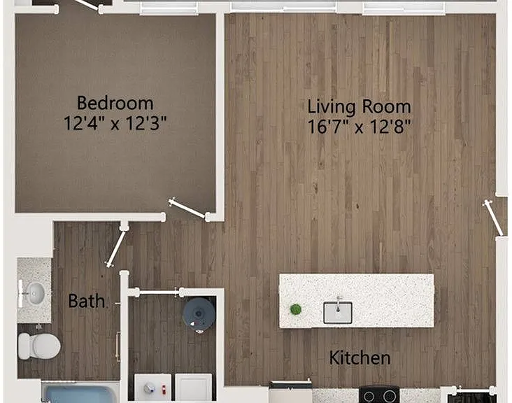 Cobalt 1 Bedroom Apartment Cobalt 1 Bedroom Apartment