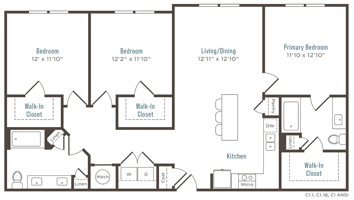Floor plan C1