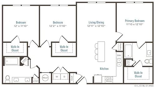 Floor plan C1