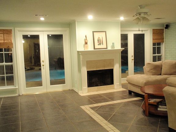 Wood Burning Fireplace