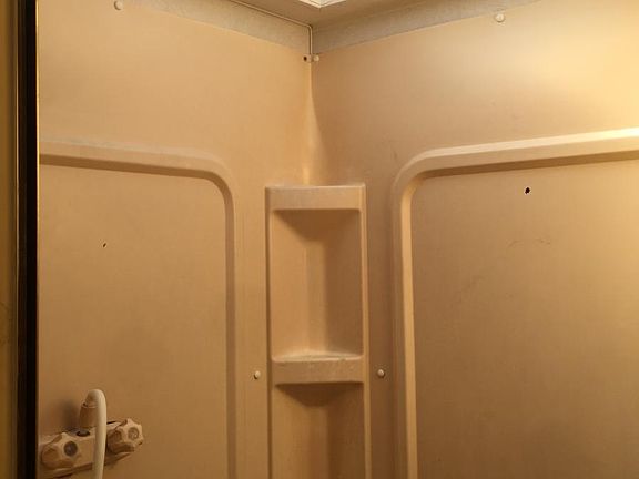 Shower with skylight