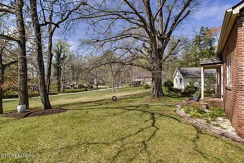 Sideview of the front yard.