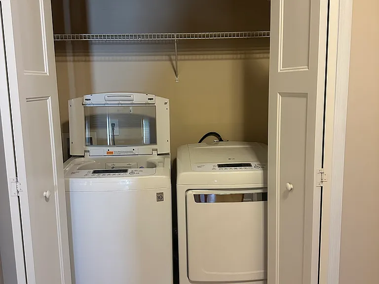 Laundry on second floor