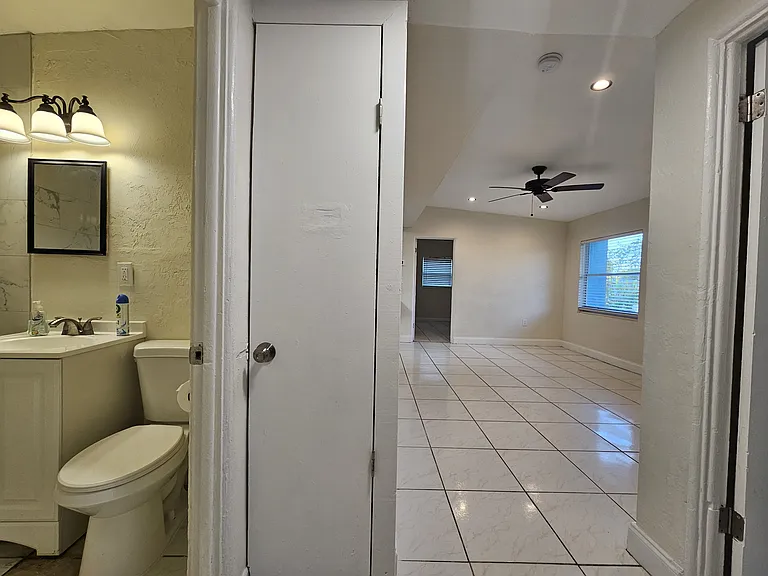 Entry hallway Bathroom #2, Bedroom #2 and Bedroom #3