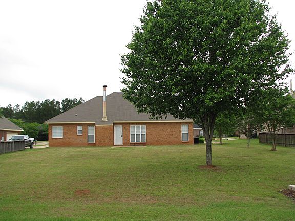 Back yard facing house