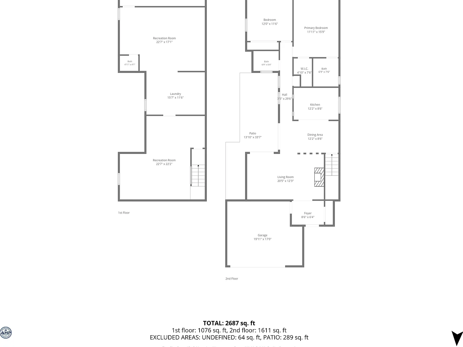 2 bed, 2.5 bath, 1864 sqft, $1,700 — Photo 4