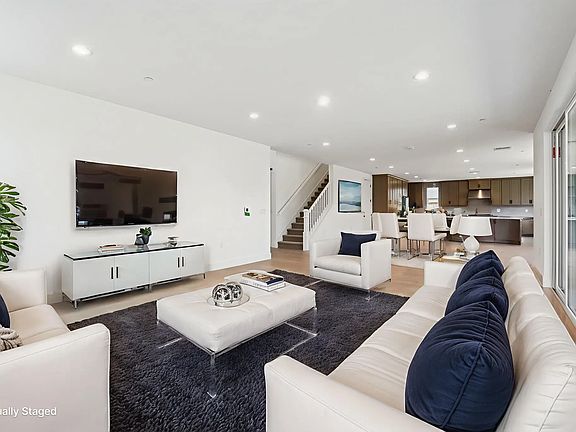 Great Room Kitchen Virtually Staged